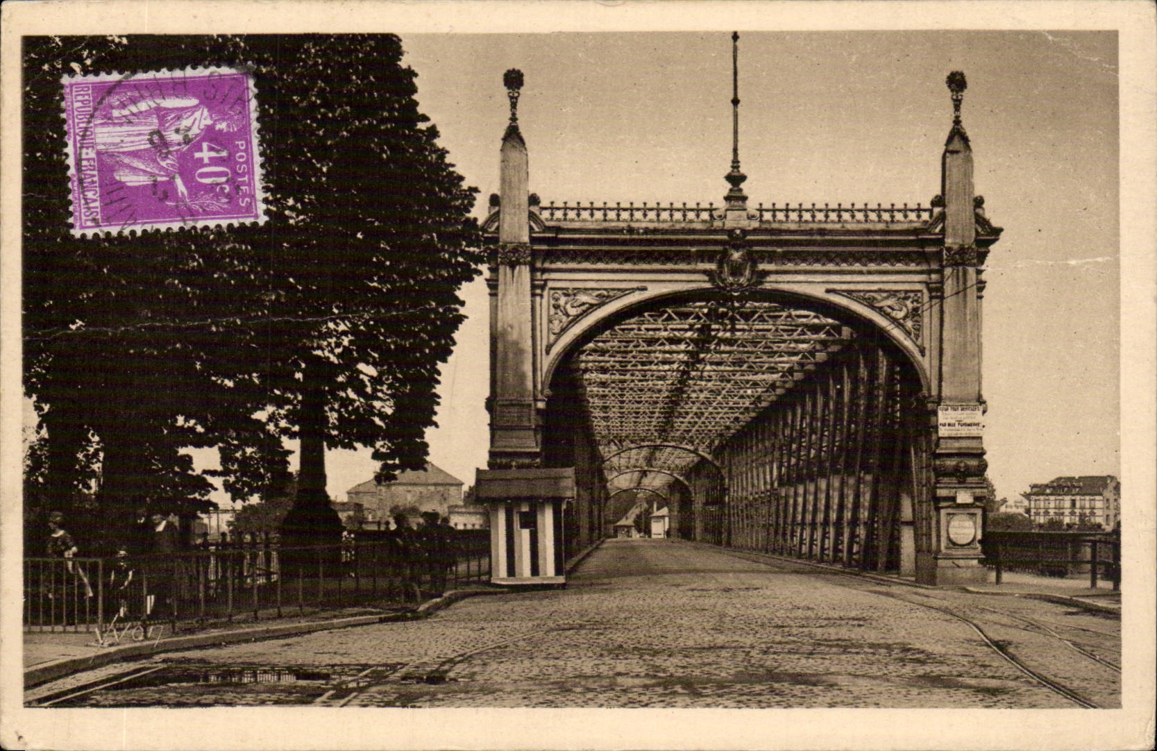 CPA Strasbourg the bridge of Kehl