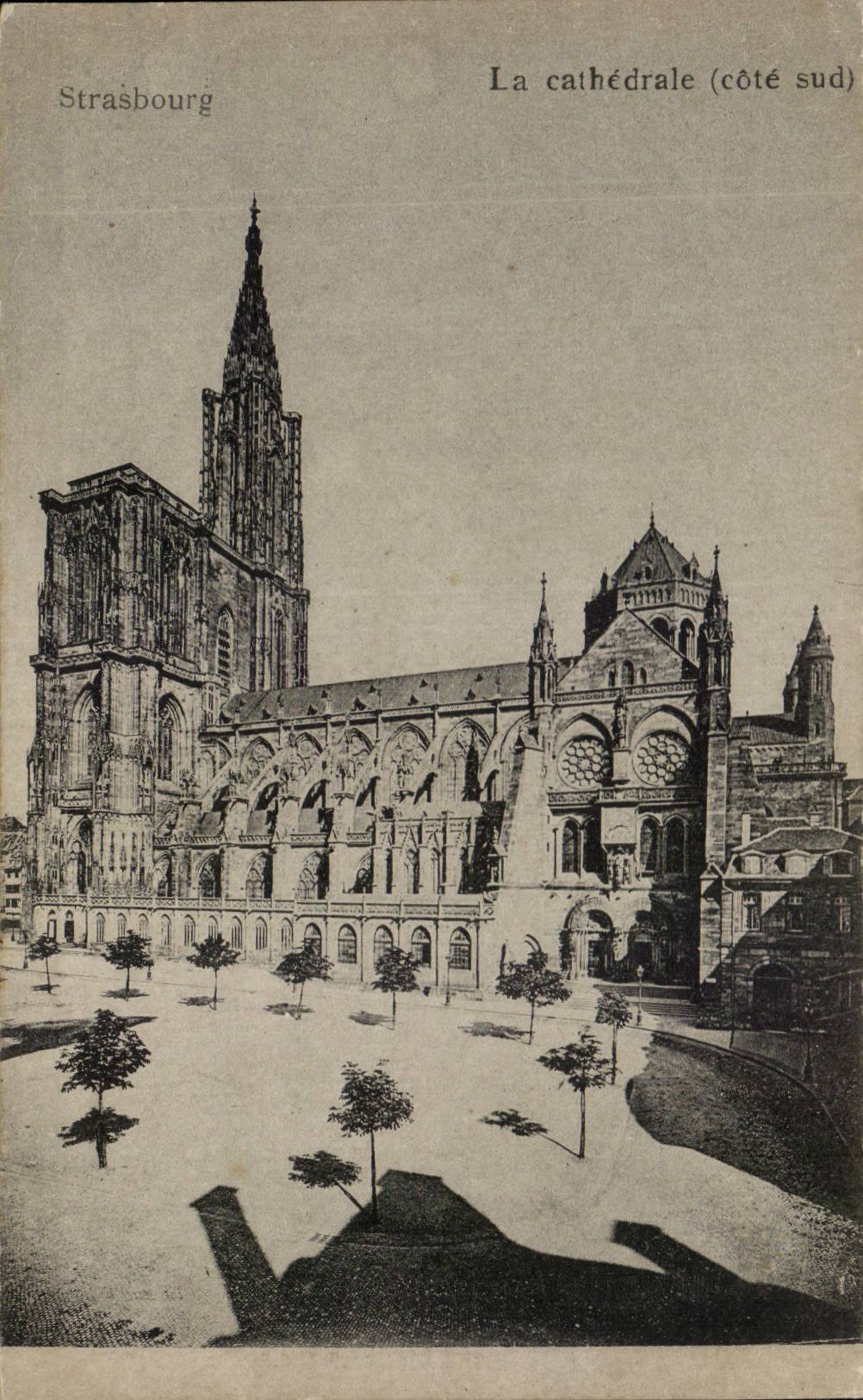 Strasbourg CPA the cathedral (southern part)