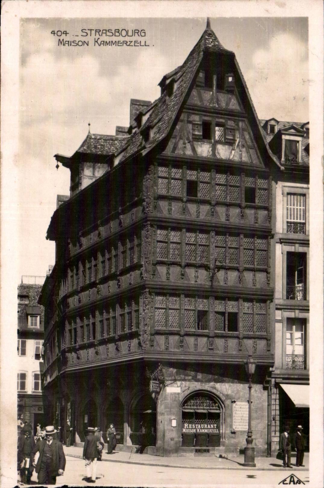 CPA Strasbourg Kammerzell House