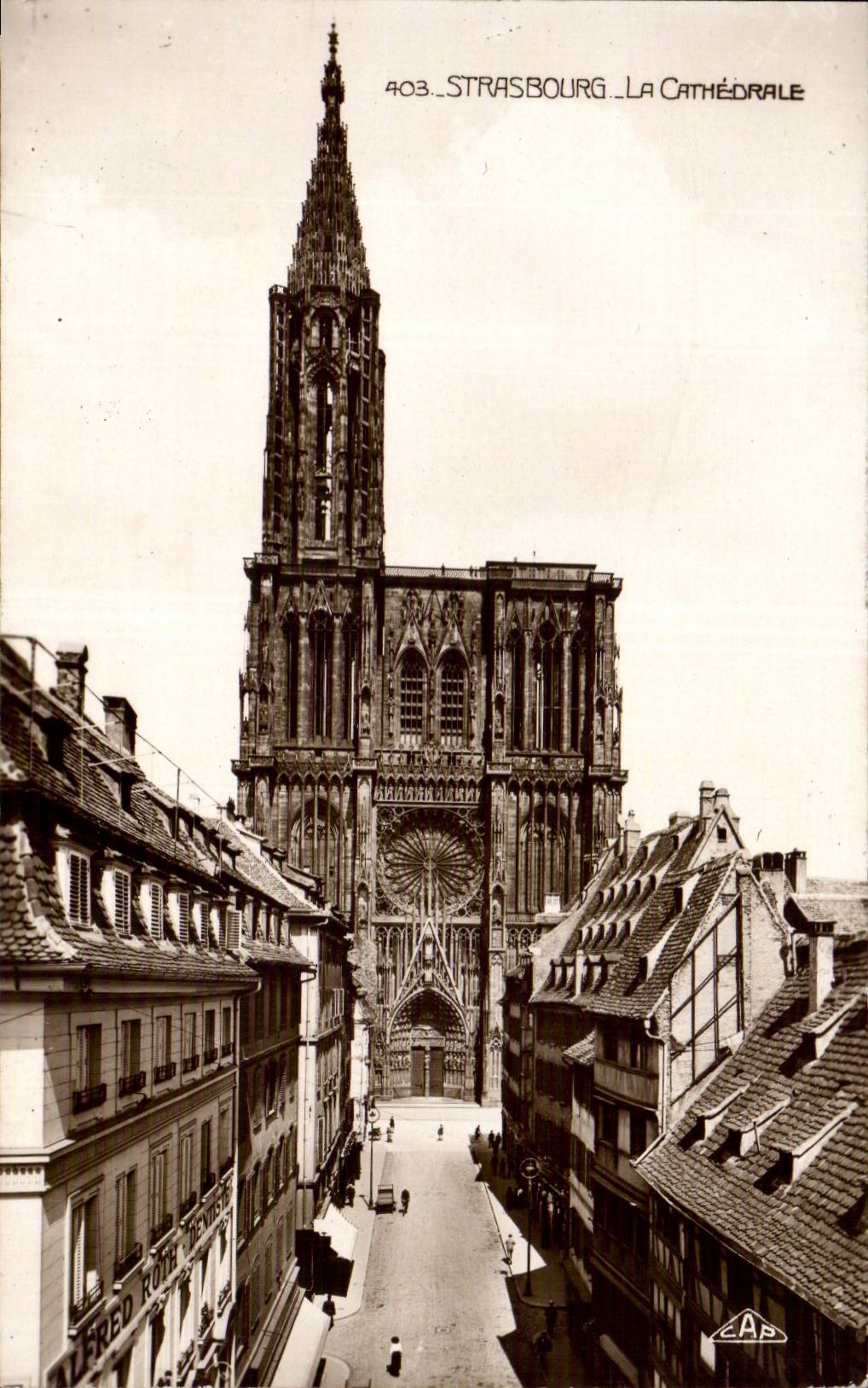 CPA Strasbourg Cathedral