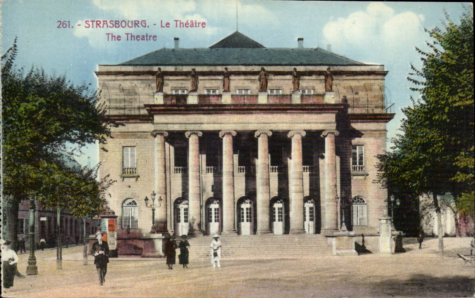 CPA Strasbourg the theater