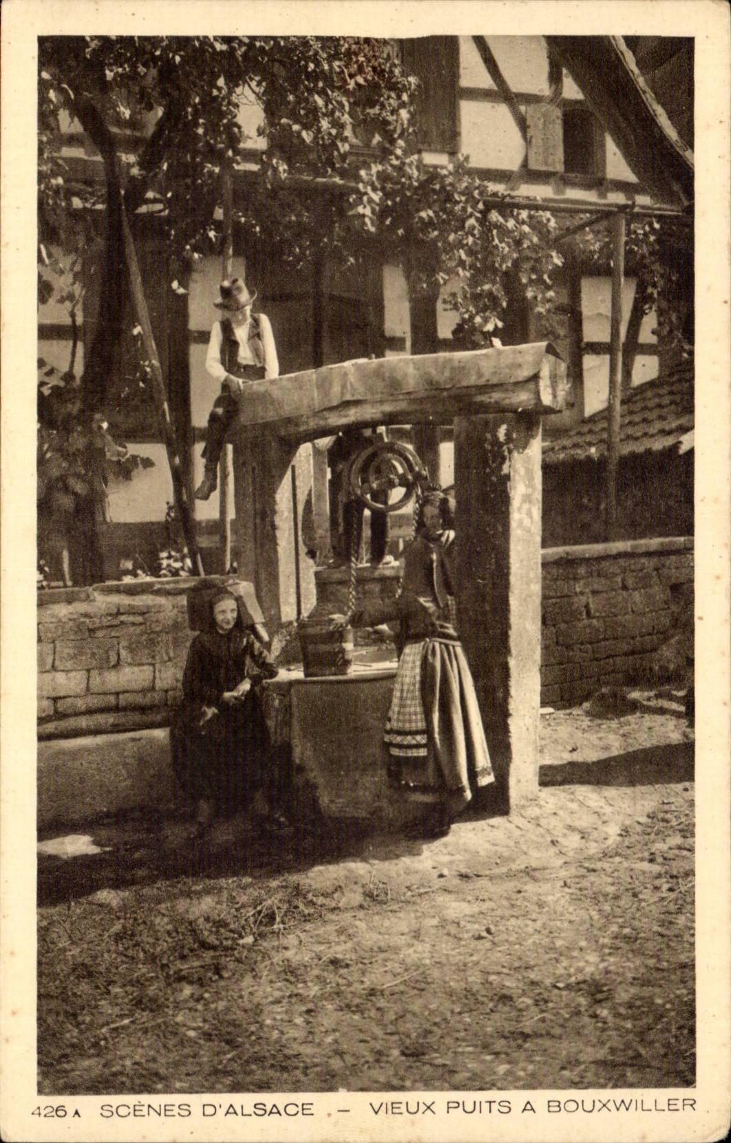 CPA Vieux well has Bouxwiller