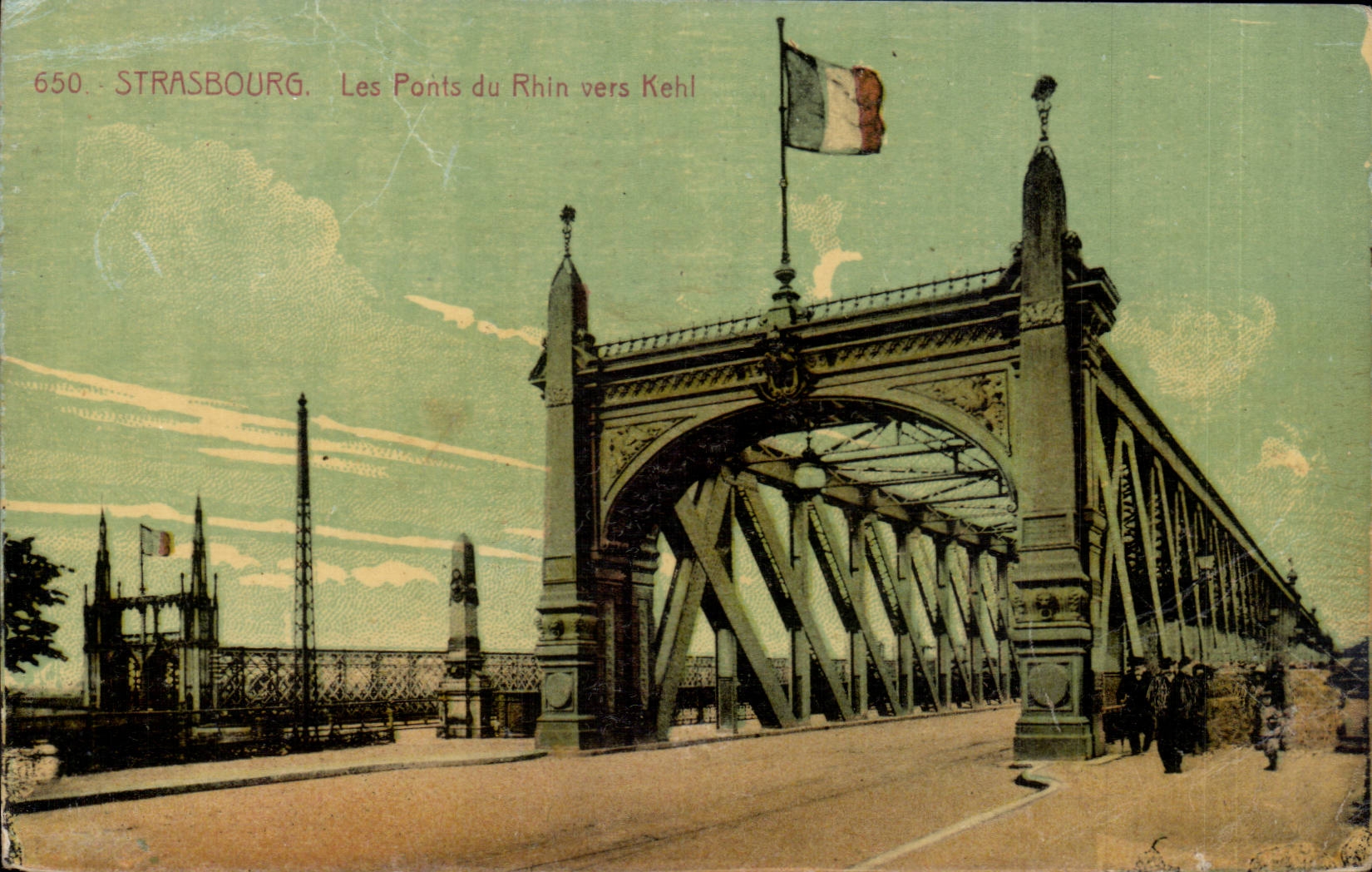 Strasbourg CPA the bridge of Kehl