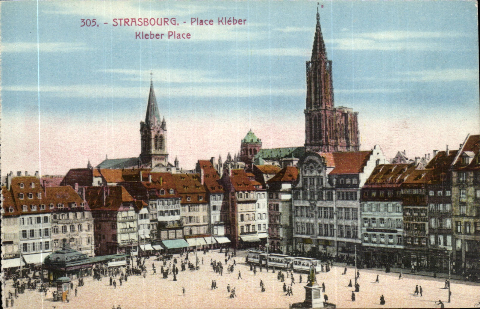 CPA Strasbourg Places Kleber