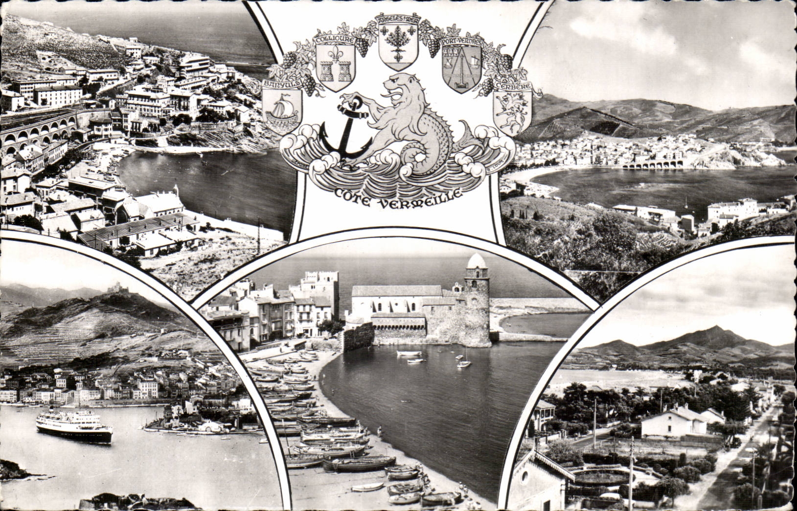 Vermilion dimension - Souvenir - Lion - Anchor CPA