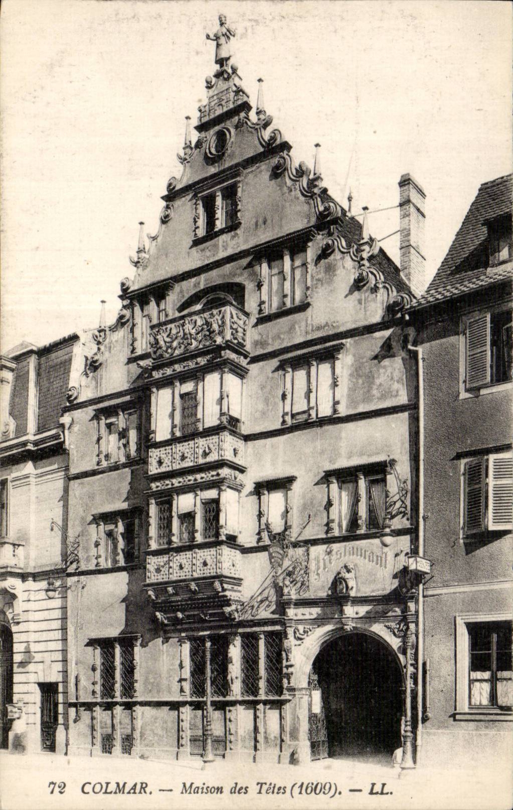 Colmar - House of the Heads - CPA