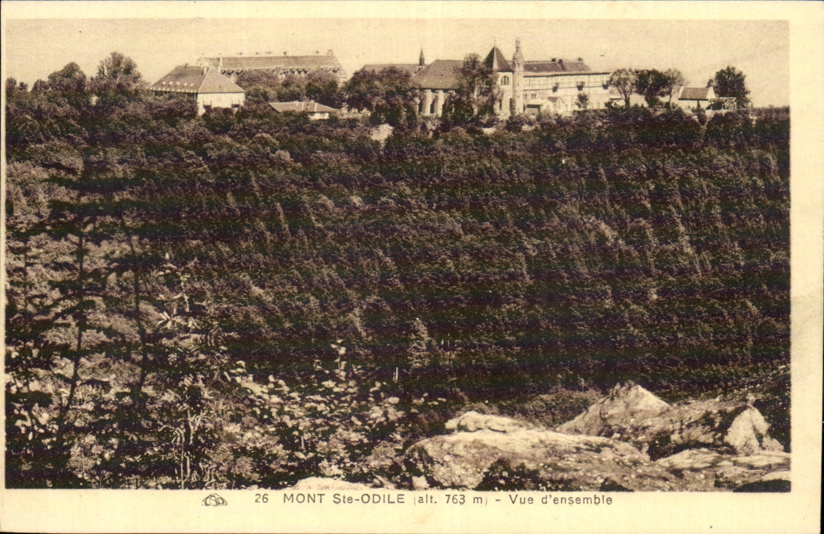 Mount Sainte Odile - alt 763 Overall picture - CPA