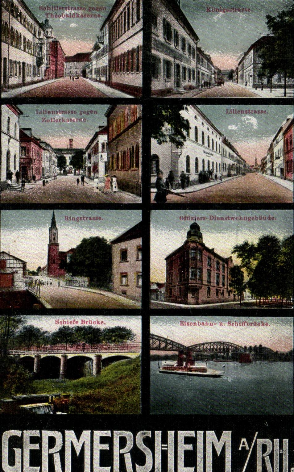 Germany - Deutschland - Germersheim - Souvenir CPA