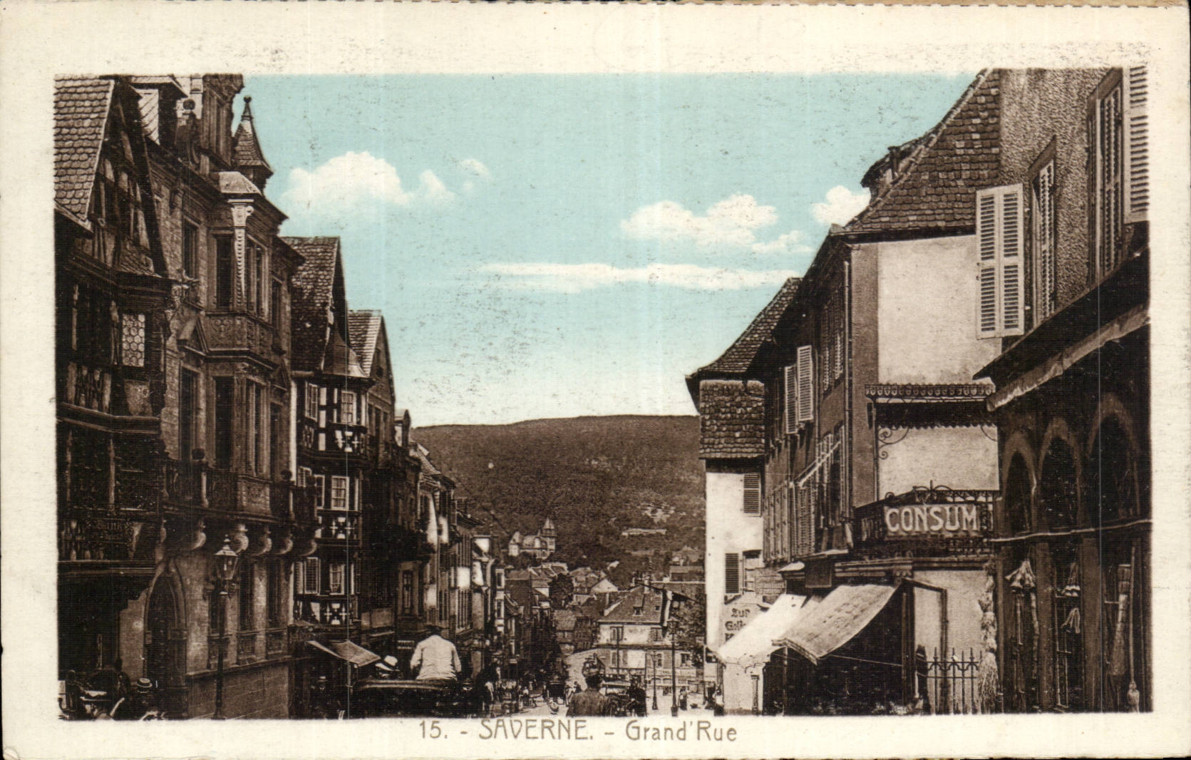 Surroundings of Saverne - Main street CPA
