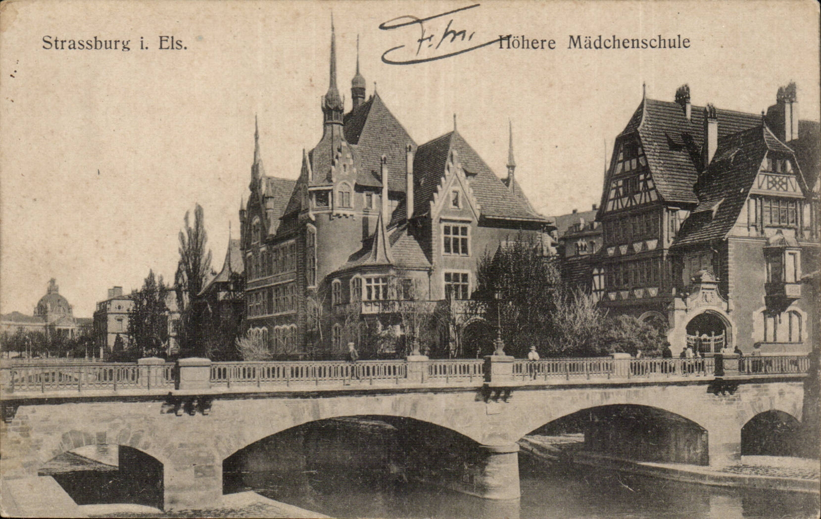 Starsbourg - Strassburg - Hoehere Maedchenschule - School of the Girls - CPA