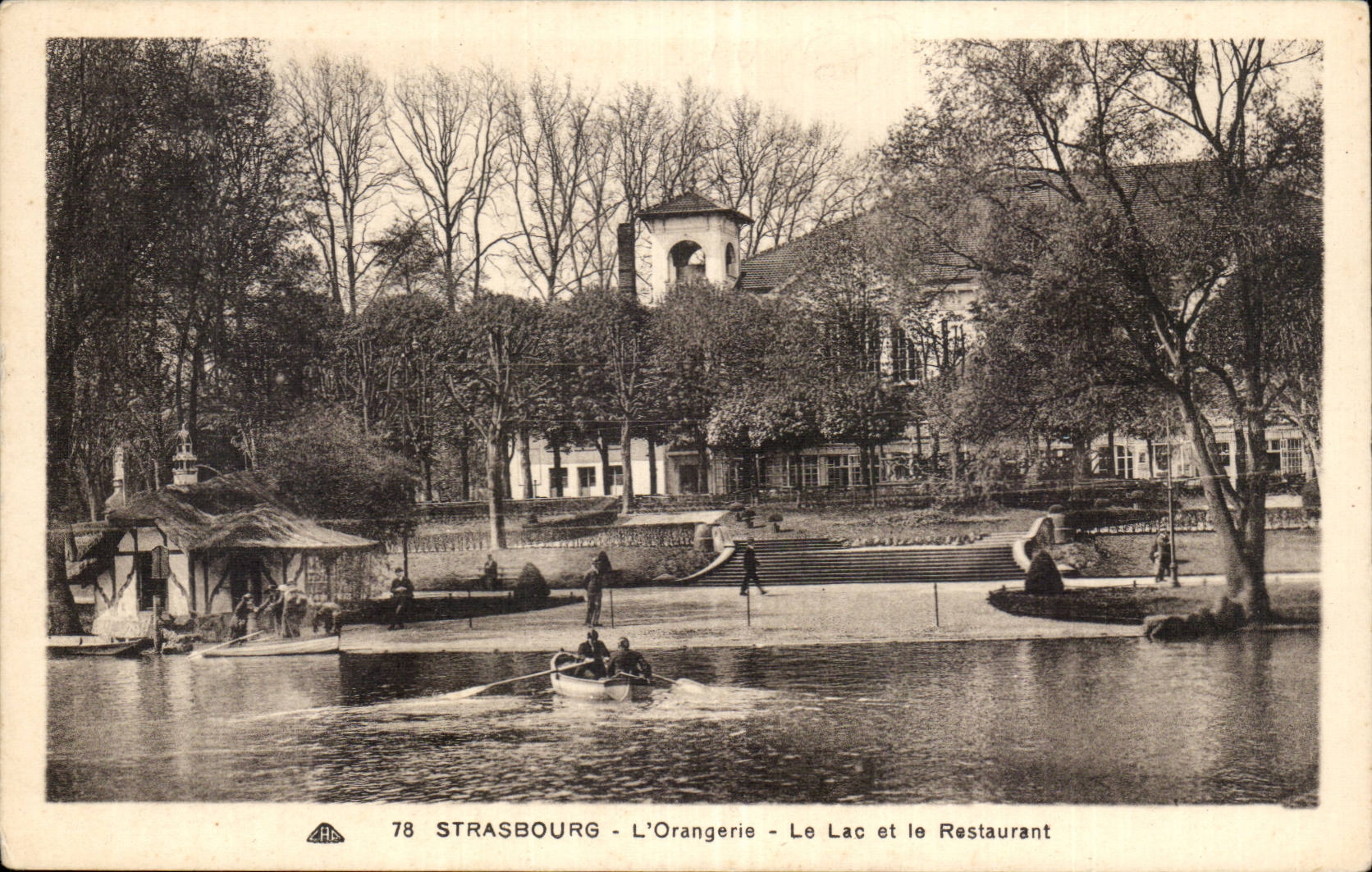 Starsbourg - Strassburg - the Orangery - the Lake and the Restaurant - CPA