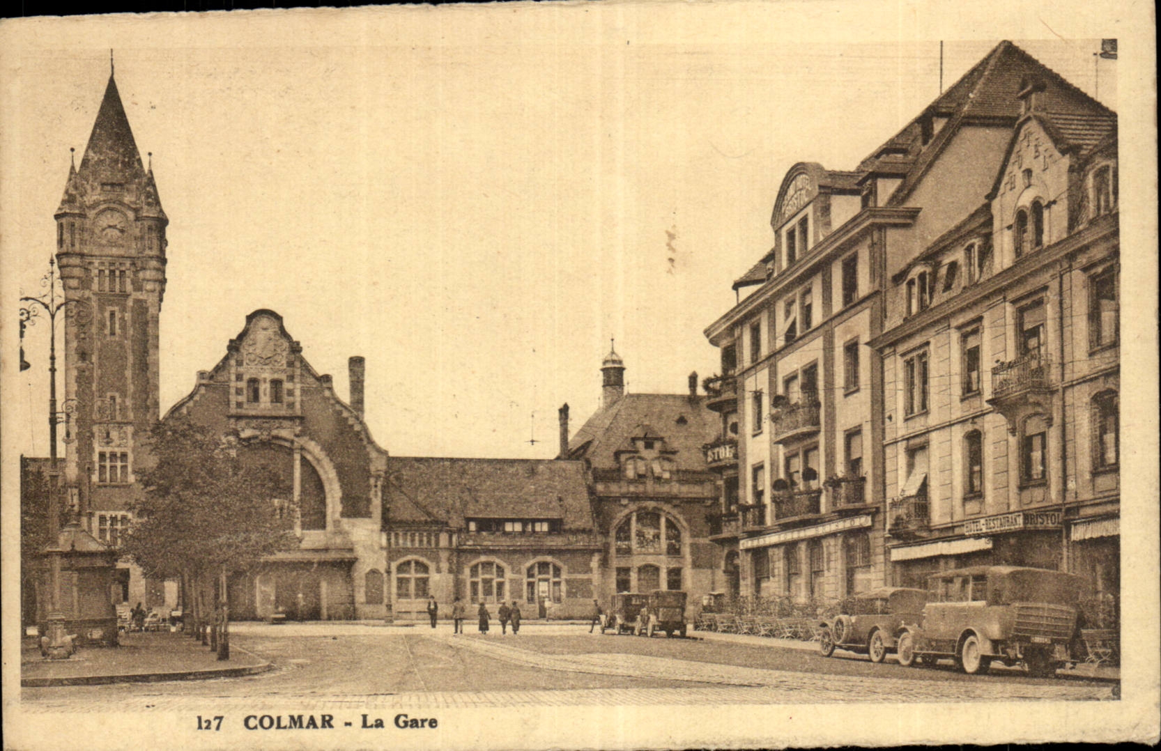 Colmar - Train station - CPA