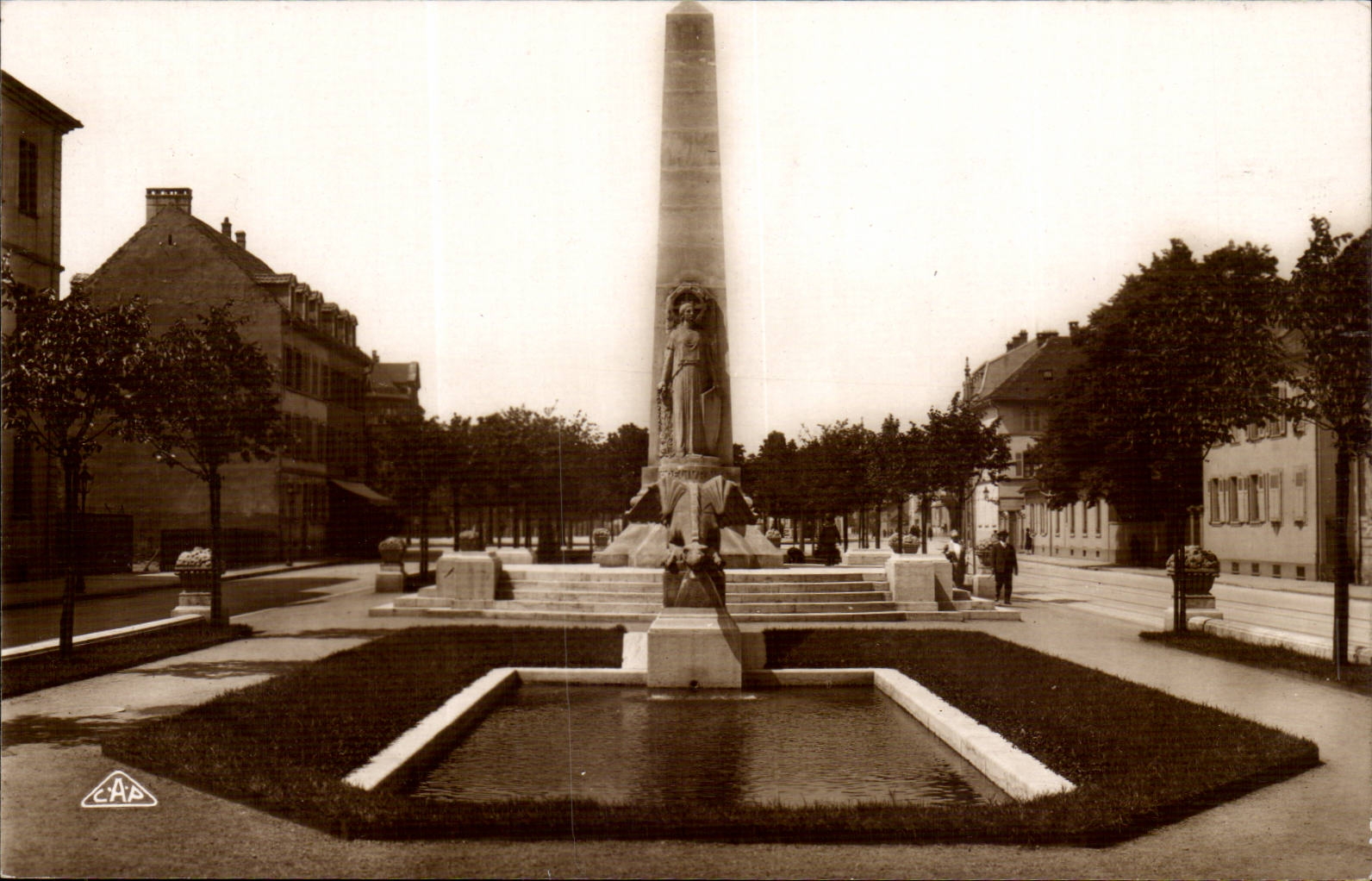 Mulhouse - War memorial of Great War CPA