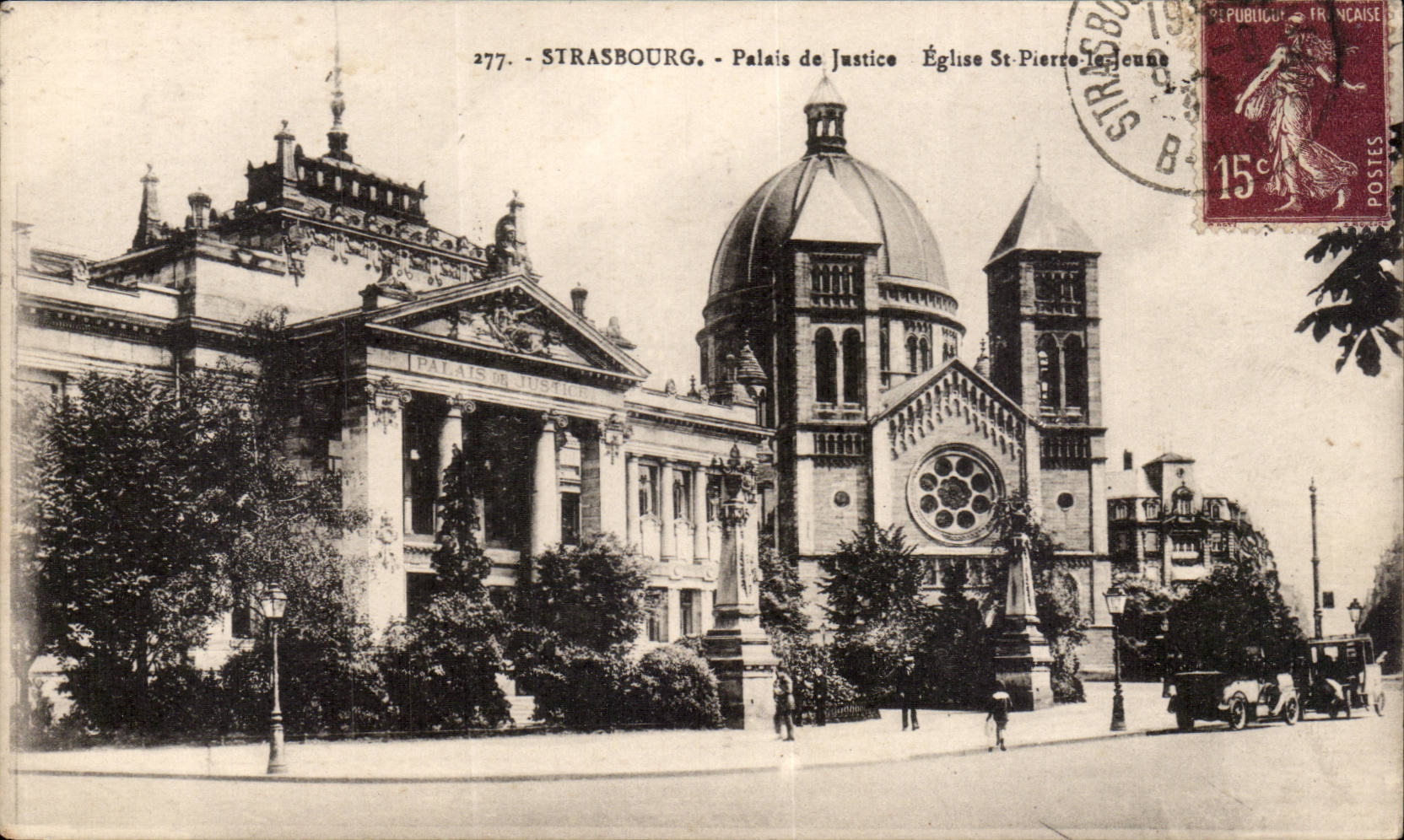 Strasbourg - Strassburg - Law courts - Church St Pierre the Young CPA