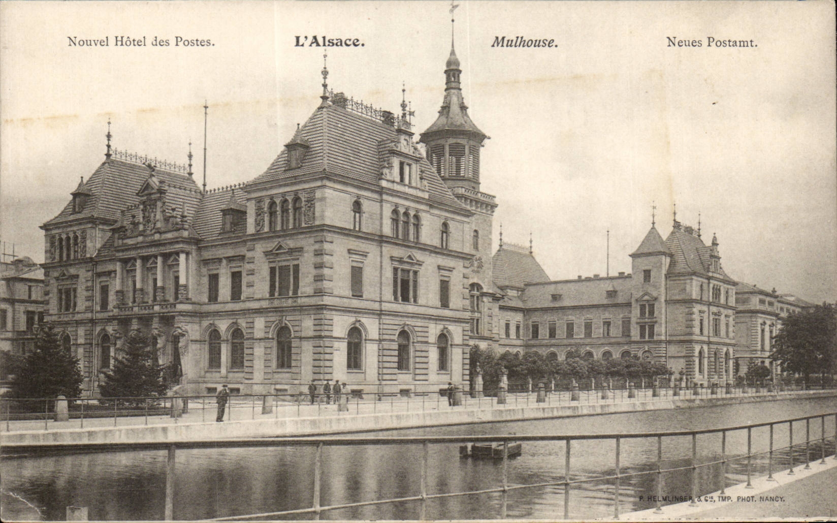 Mulhouse - Neues Postamt - New Post office building CPA