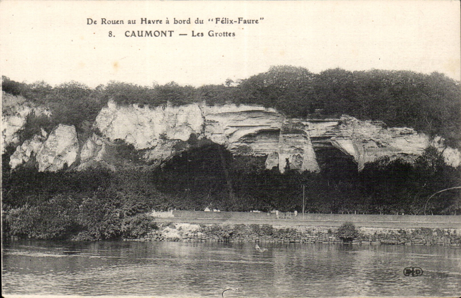 Caumont - Caves - Of Rouen in Le Havre has edge of Felix Faures - CPA
