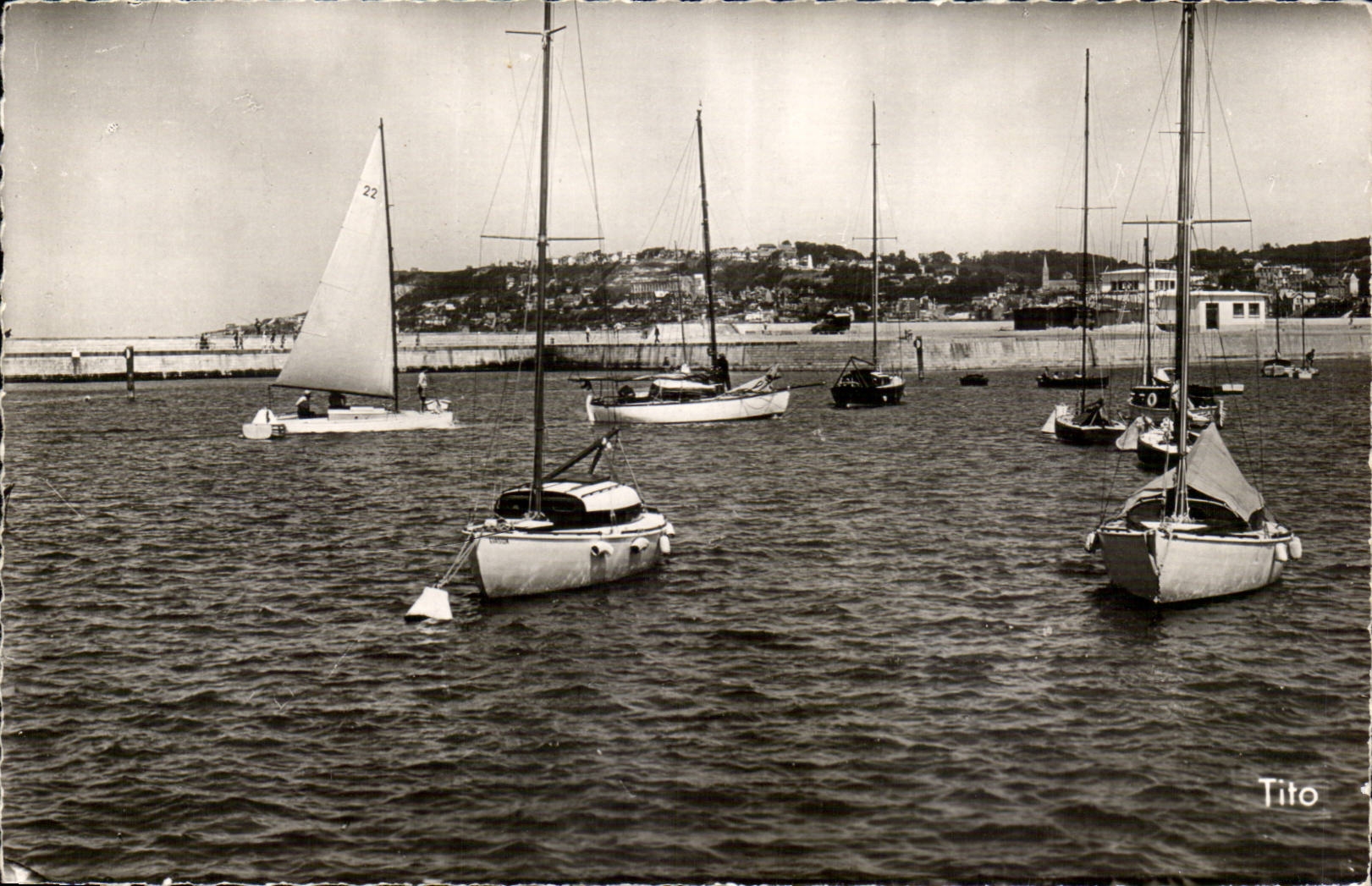 Le Havre - vor Hafen - Punkt von Heve CPA
