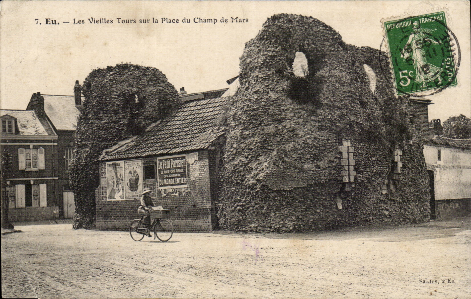 Have - Old women Tours on the Place of the Fields of Mars - bicycle - cycling CPA