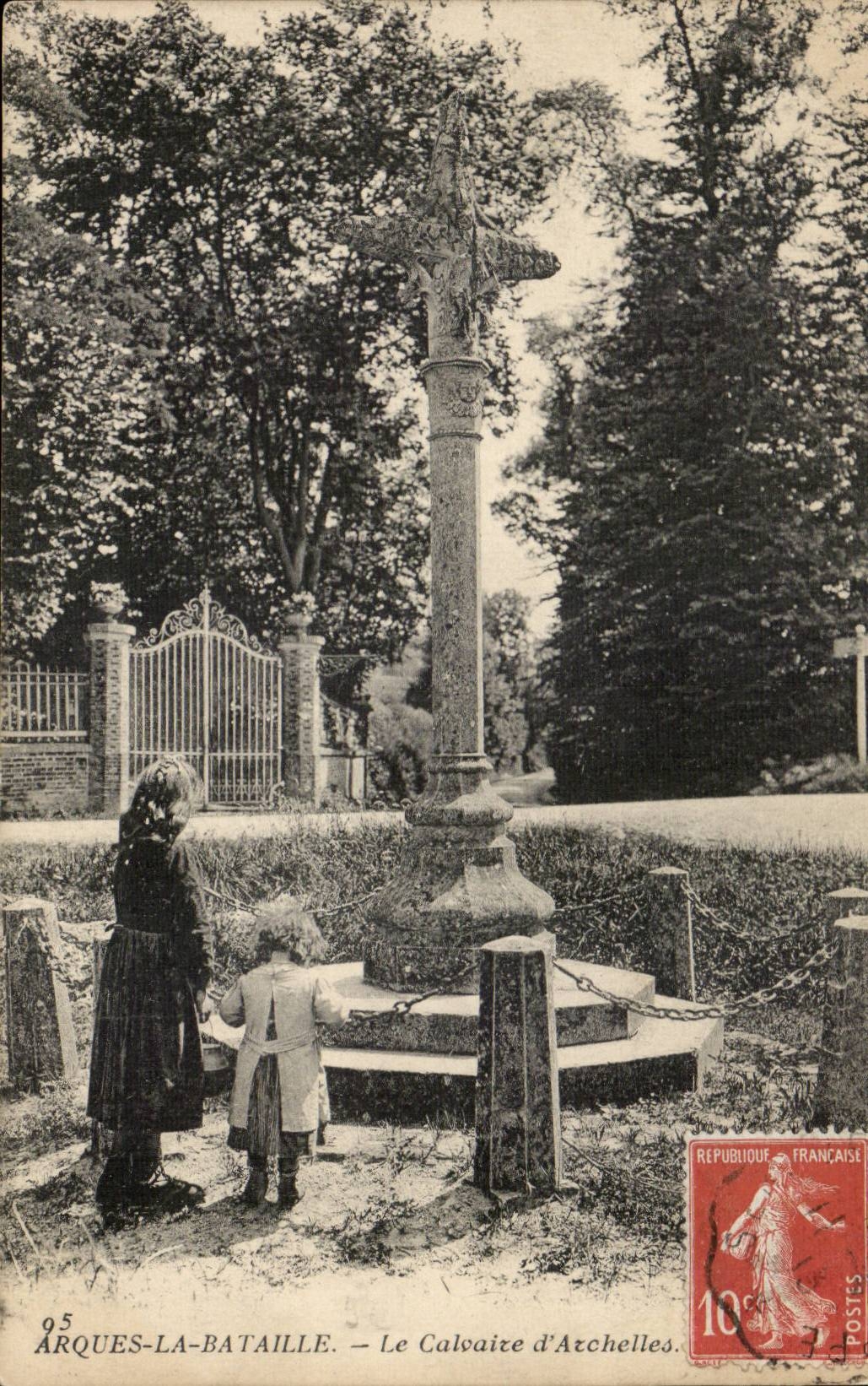 Arch the Battle - the Martyrdom of Azchelles - children CPA