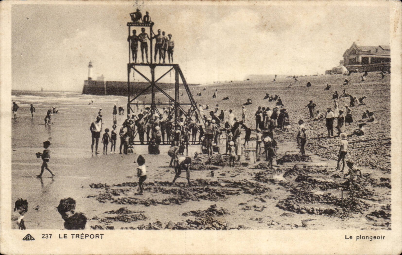 Treport - das Sprungbrett - CPA