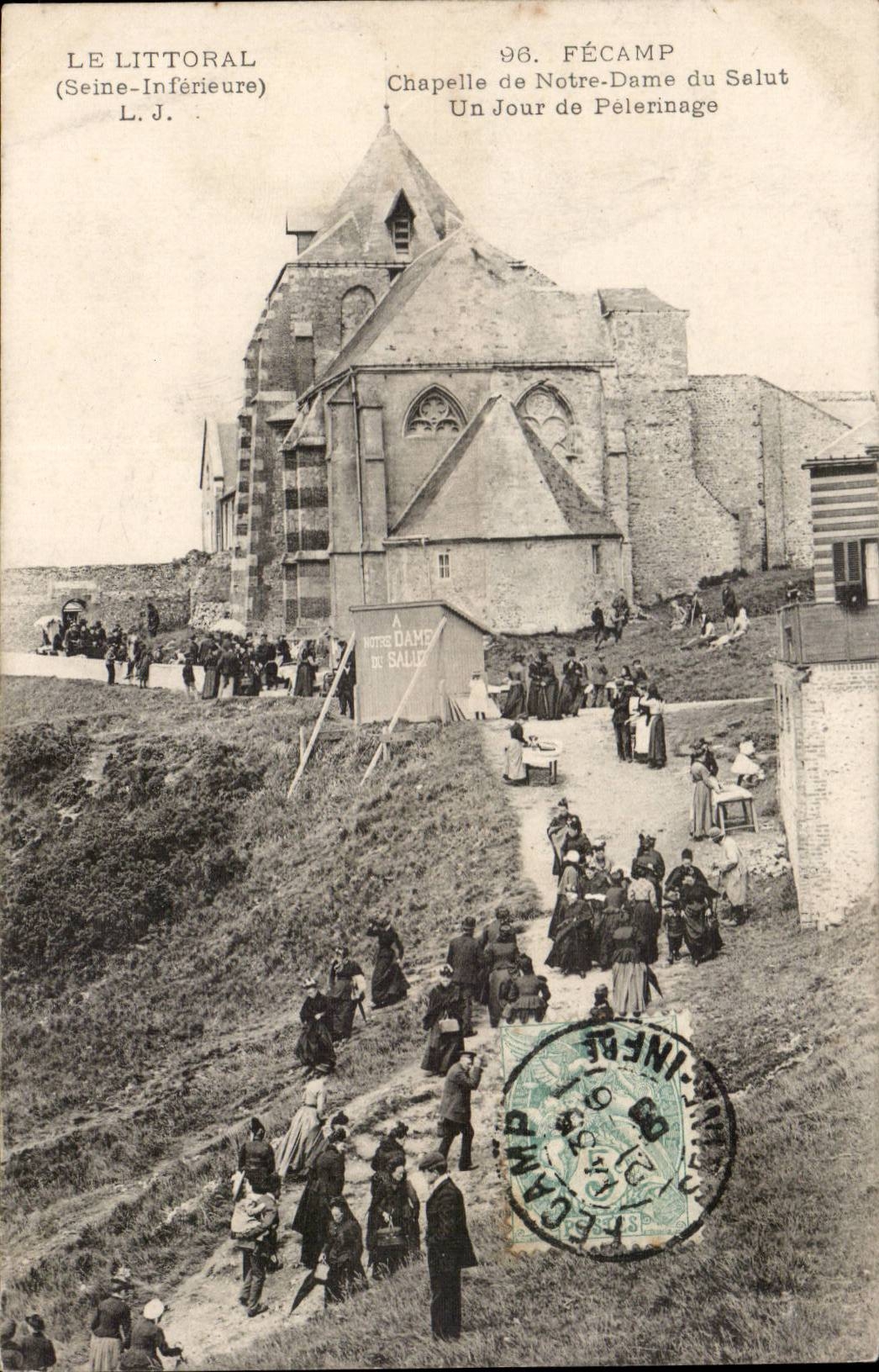 Fecamp - Wolbung von Notre Dame von hallo - ein Tag der Pilgerfahrt - CPA