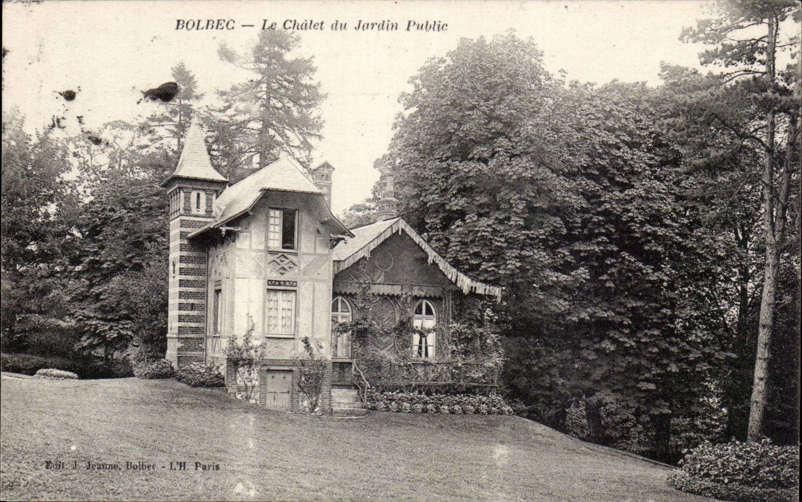 Bolbec - the Country cottage of the Public garden - CPA