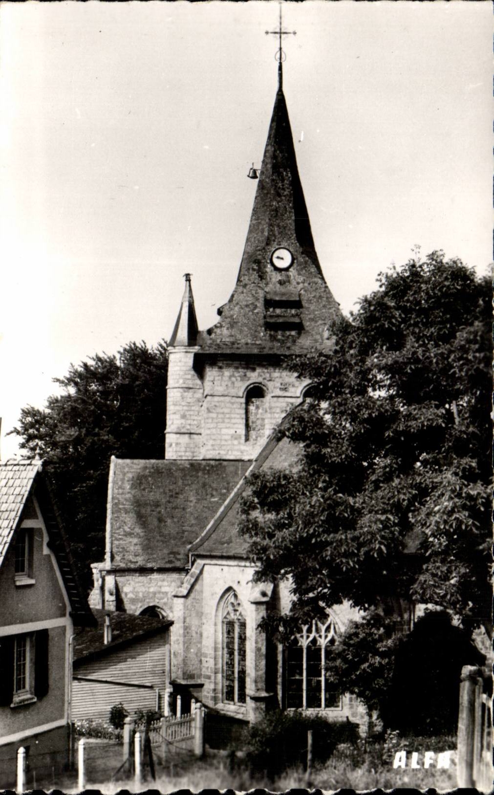 Longueil - the Church - CPA