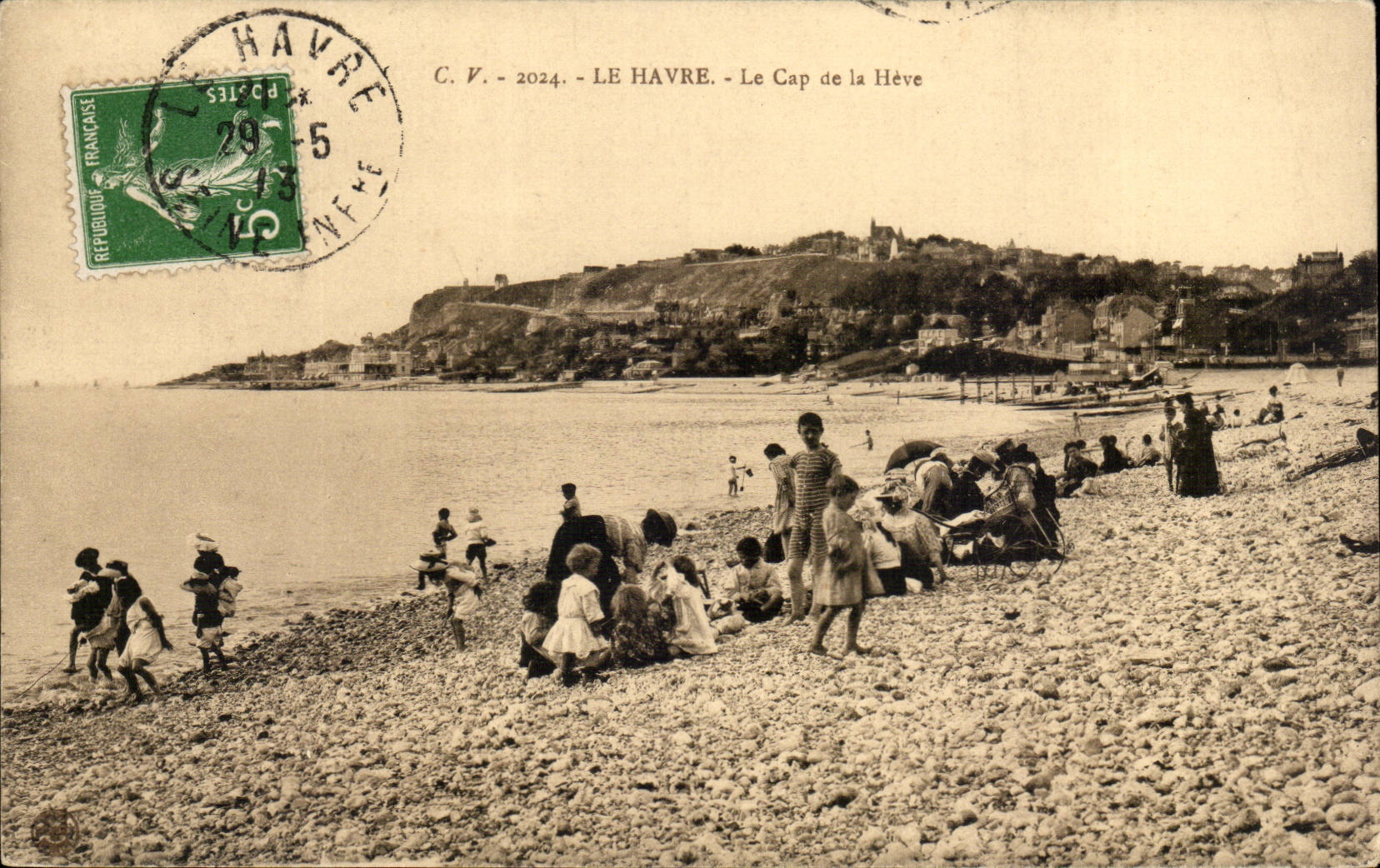 Le Havre - das Kap von Heve - CPA