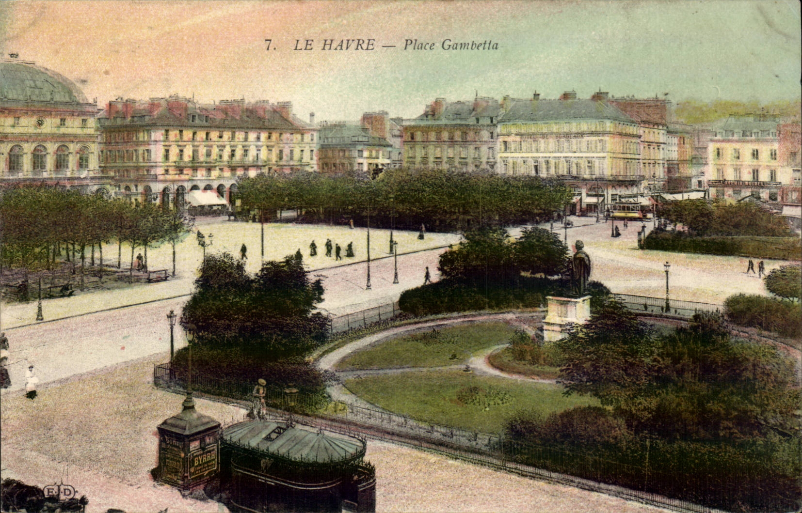 Le Havre - Gambetta Platz - CPA