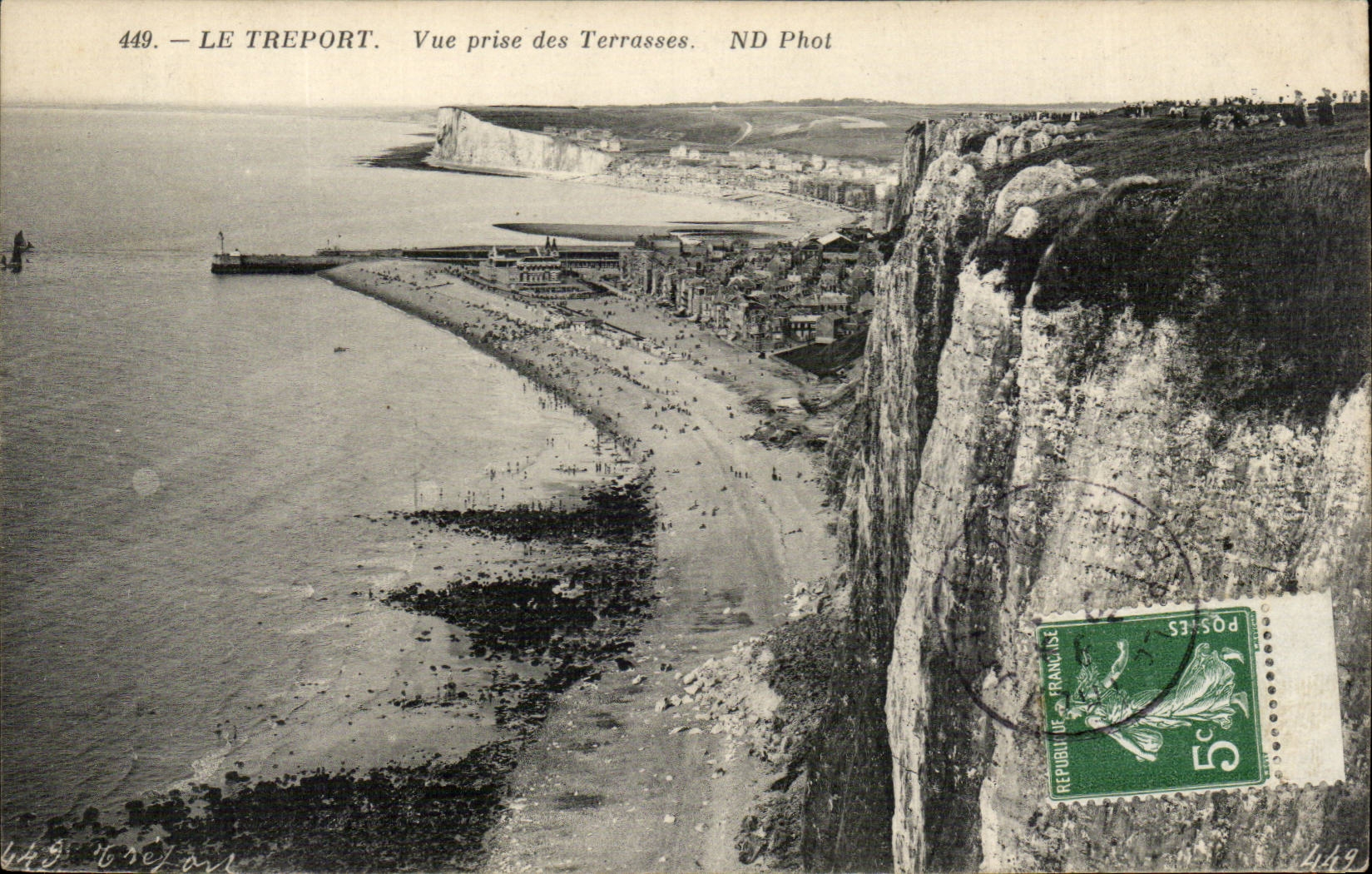 Treport - gesehen von den Terrassen - CPA