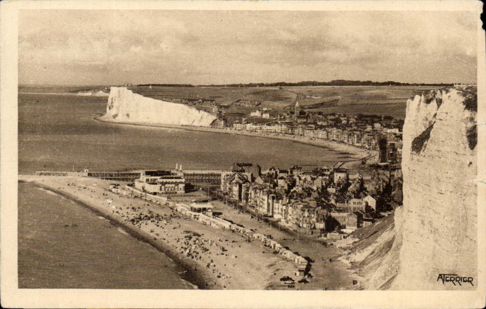 Treport - zwei Strande und von Meeren les Bains CPA
