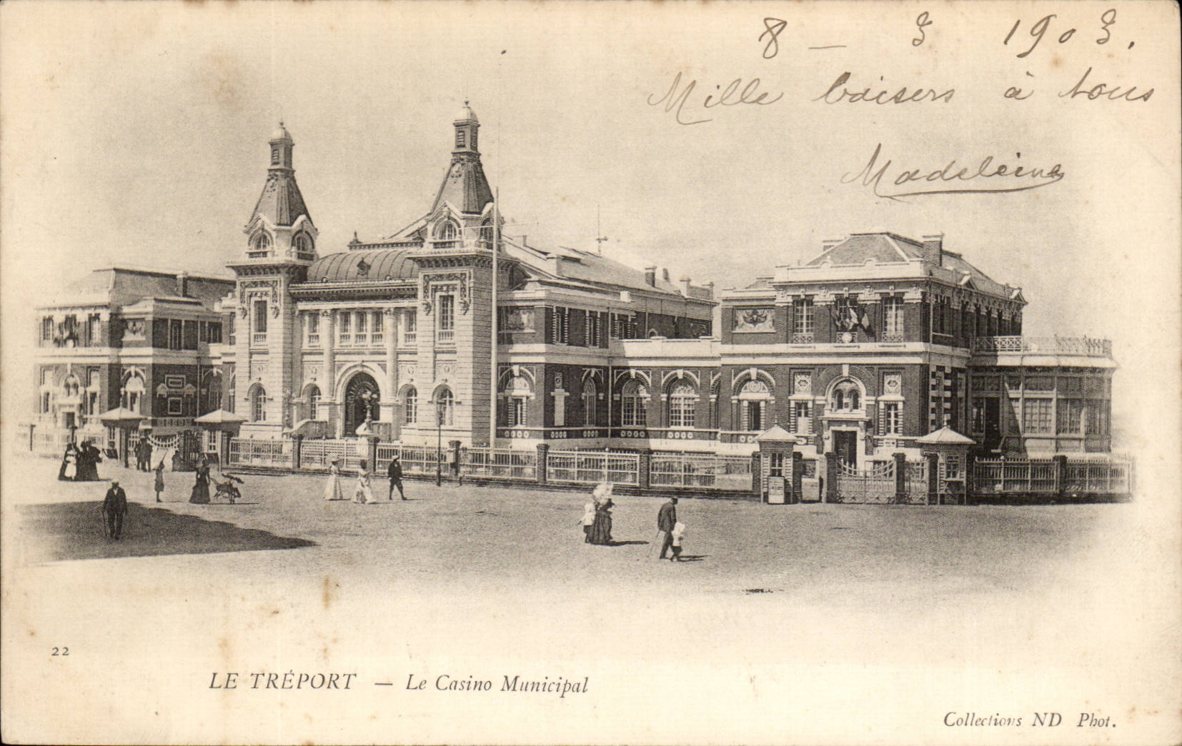 Treport - das stadtische Kasino - CPA