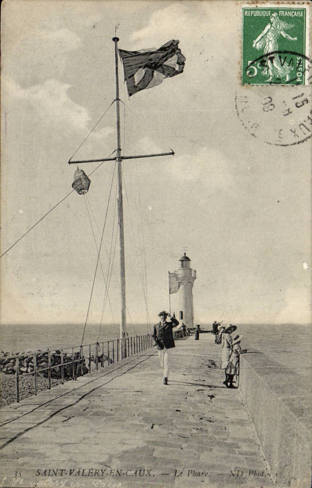 Saint Valery in Caux - the Lighthouse - Lighthouse - CPA