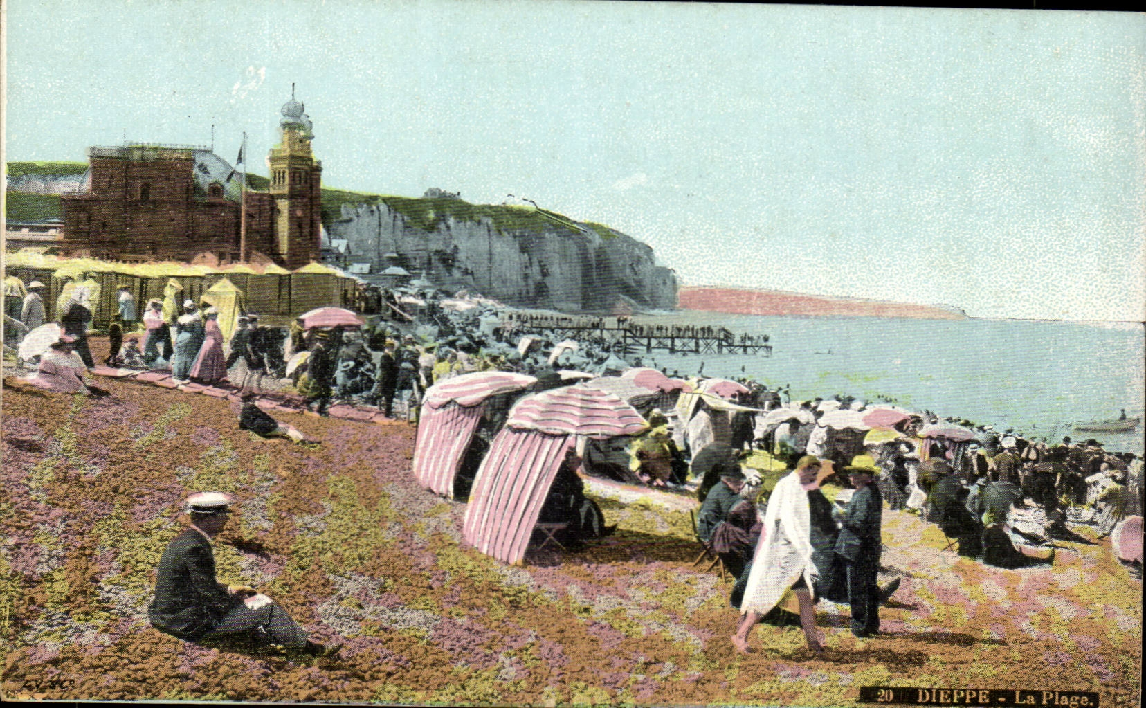 Dieppe - the Beach - CPA
