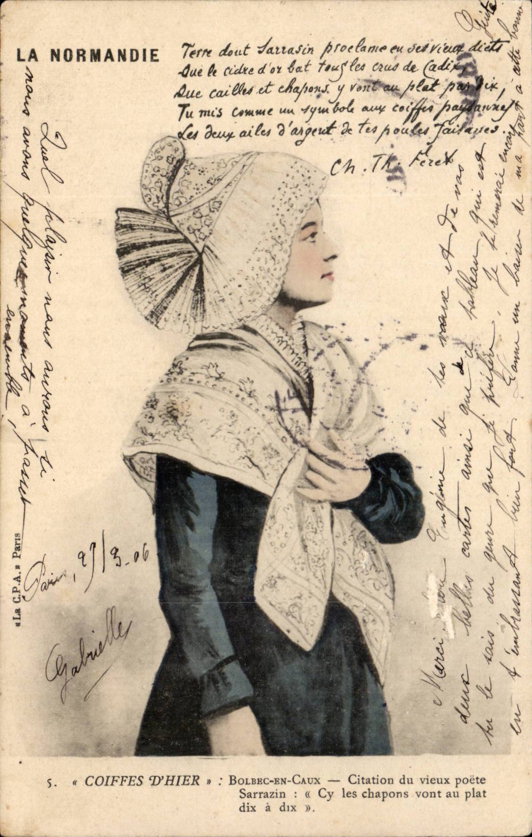 Bolbec in Caux - Normandy - Caps of yesterday CPA