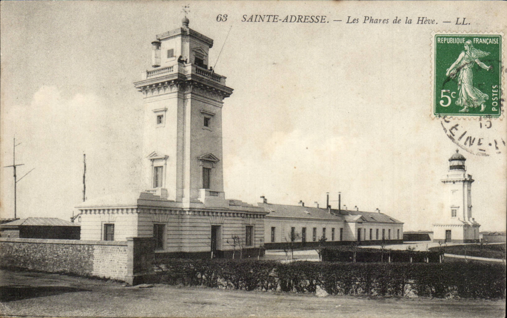 Sainte Address - Lighthouses of Heve - lighthouse - CPA