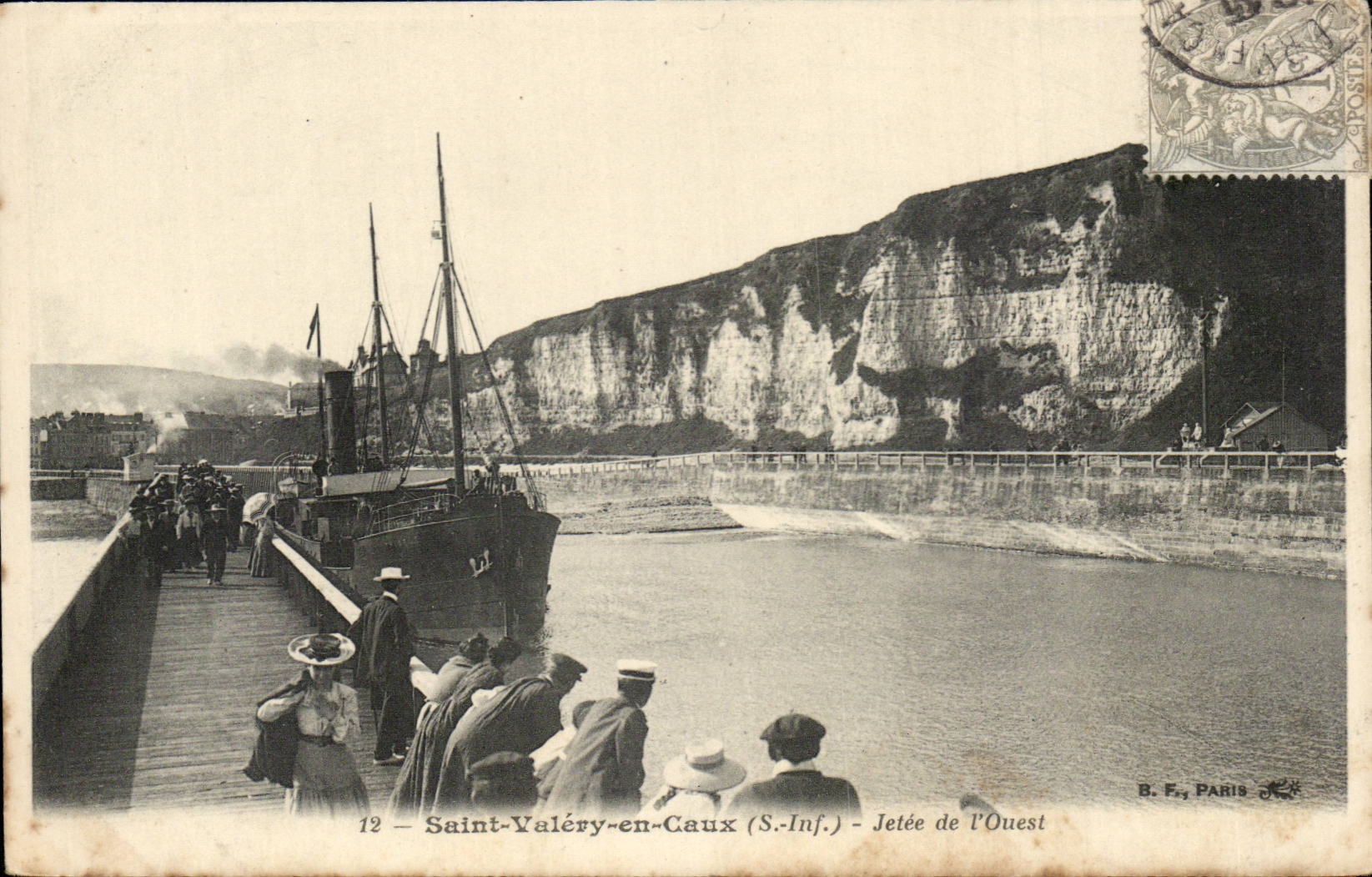 St Valery in Caux - Pier of the west - CPA