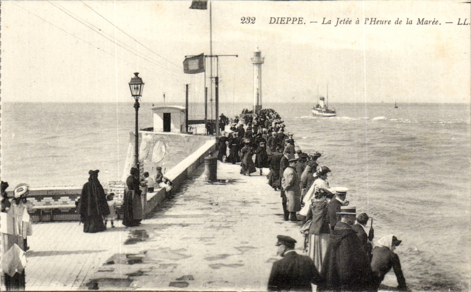 Le Havre - der Pier pro Stunde der Gezeiten - CPA