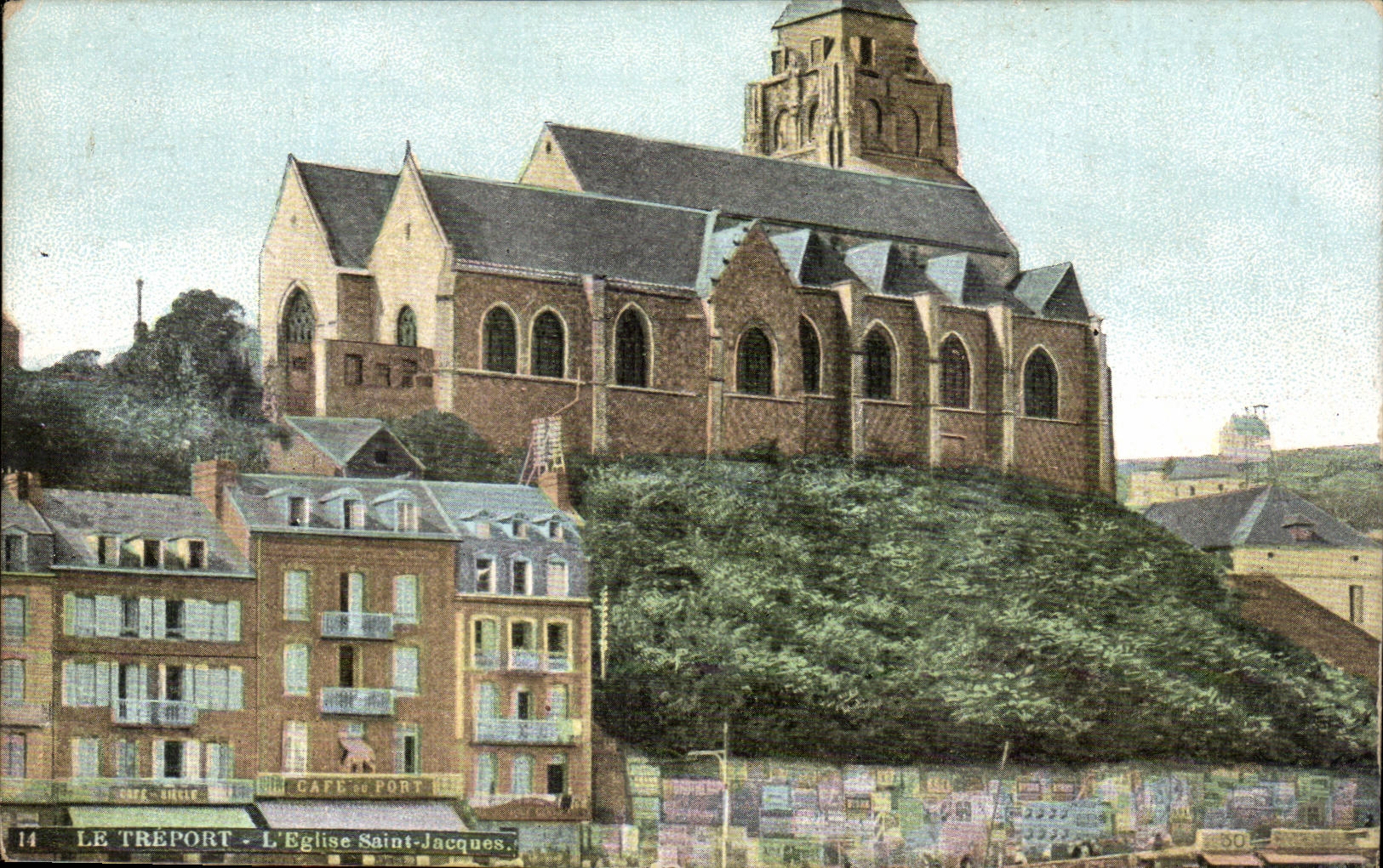 Treport - die Kirche Saint Jacques - CPA