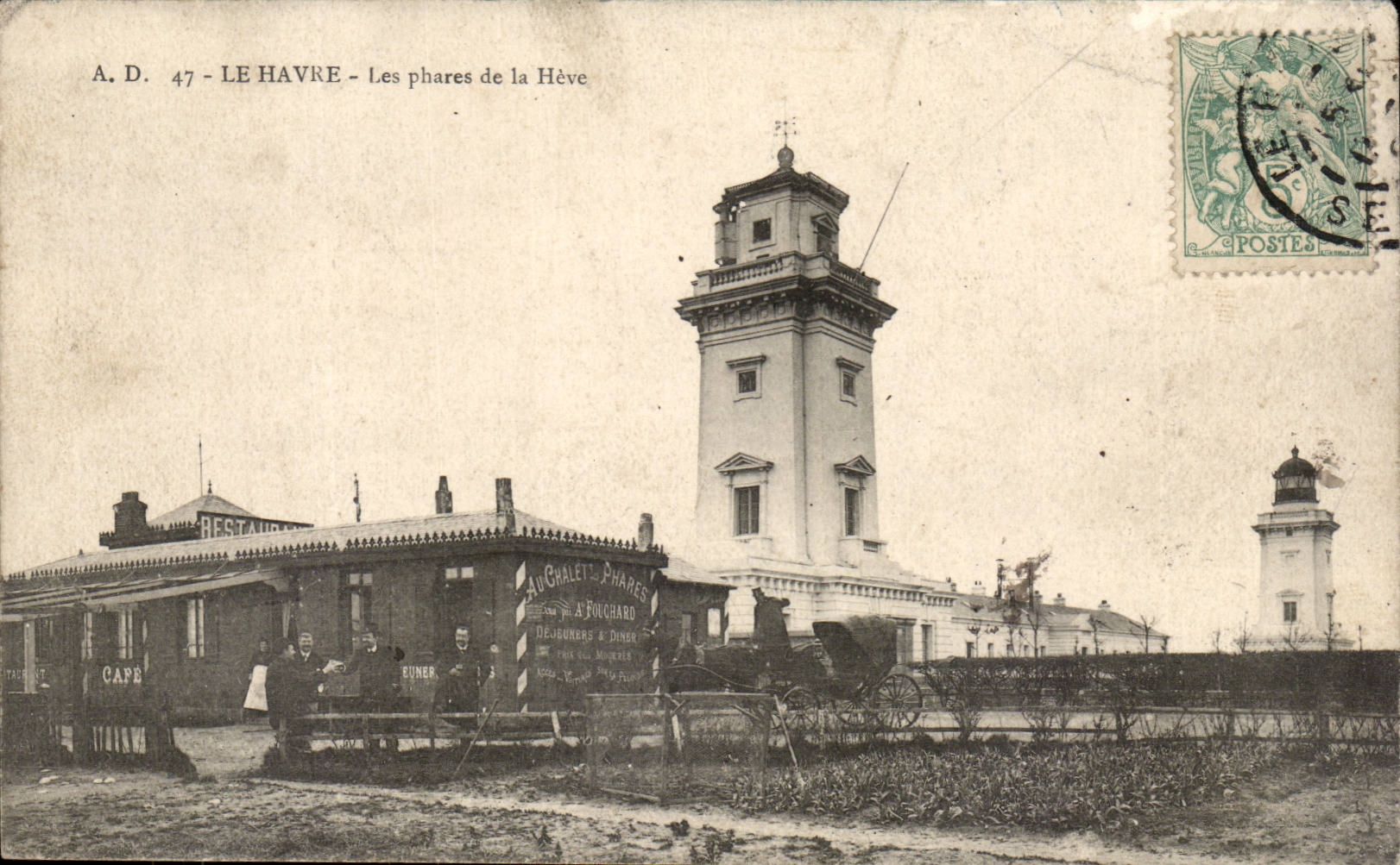 Le Havre - Leuchtturme von Heve - Leuchtturm - CPA