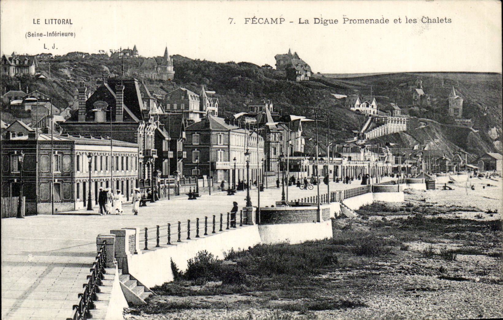 Fecamp - die Verdammungs-Weg- und Landhauschen CPA