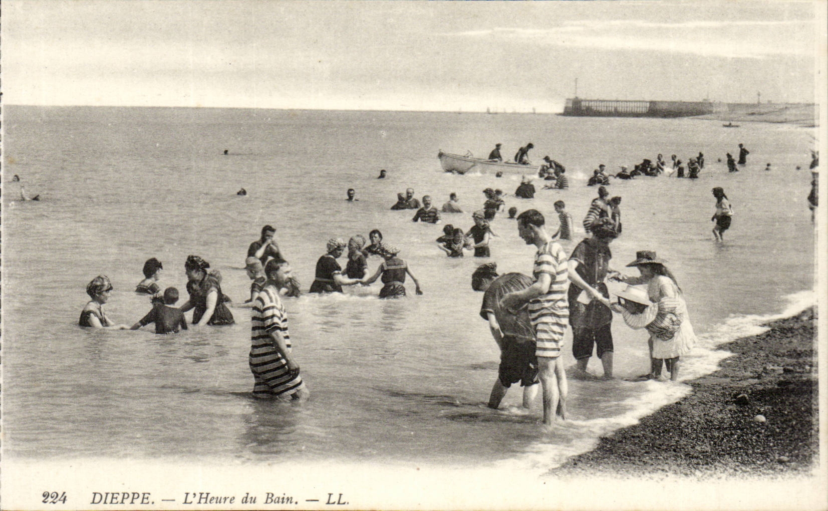 Dieppe - die Stunde des Bades CPA