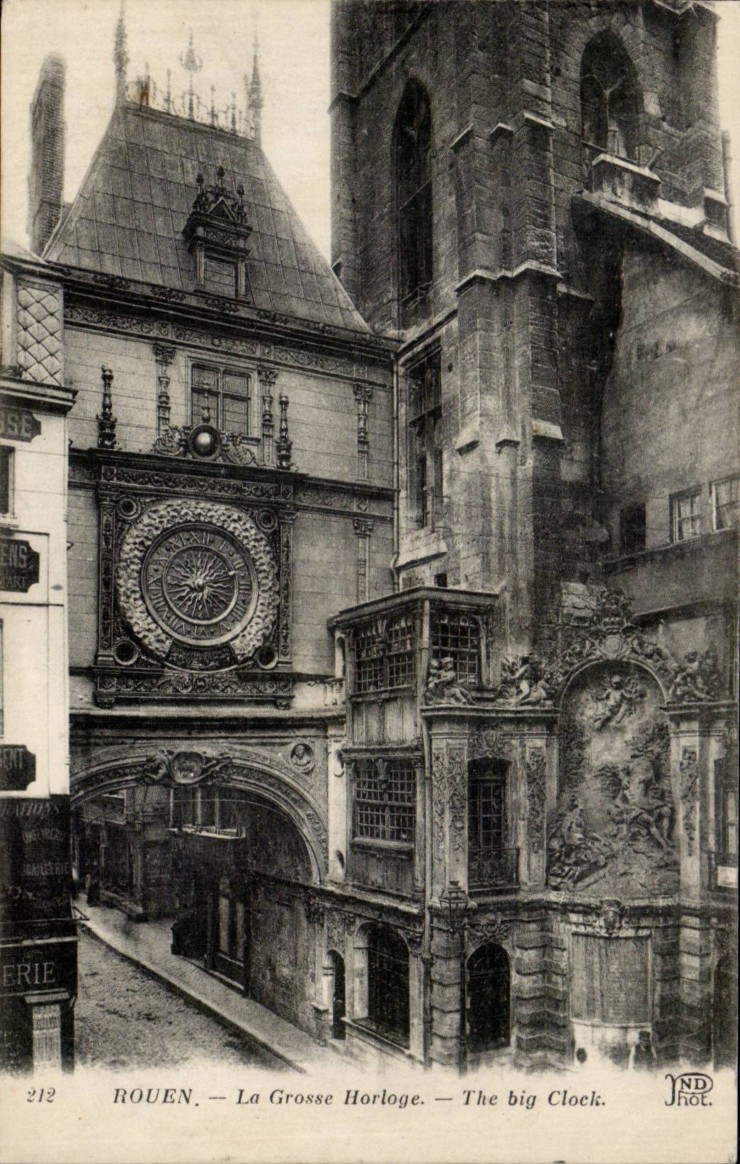 Rouen - the Large Clock - CPA