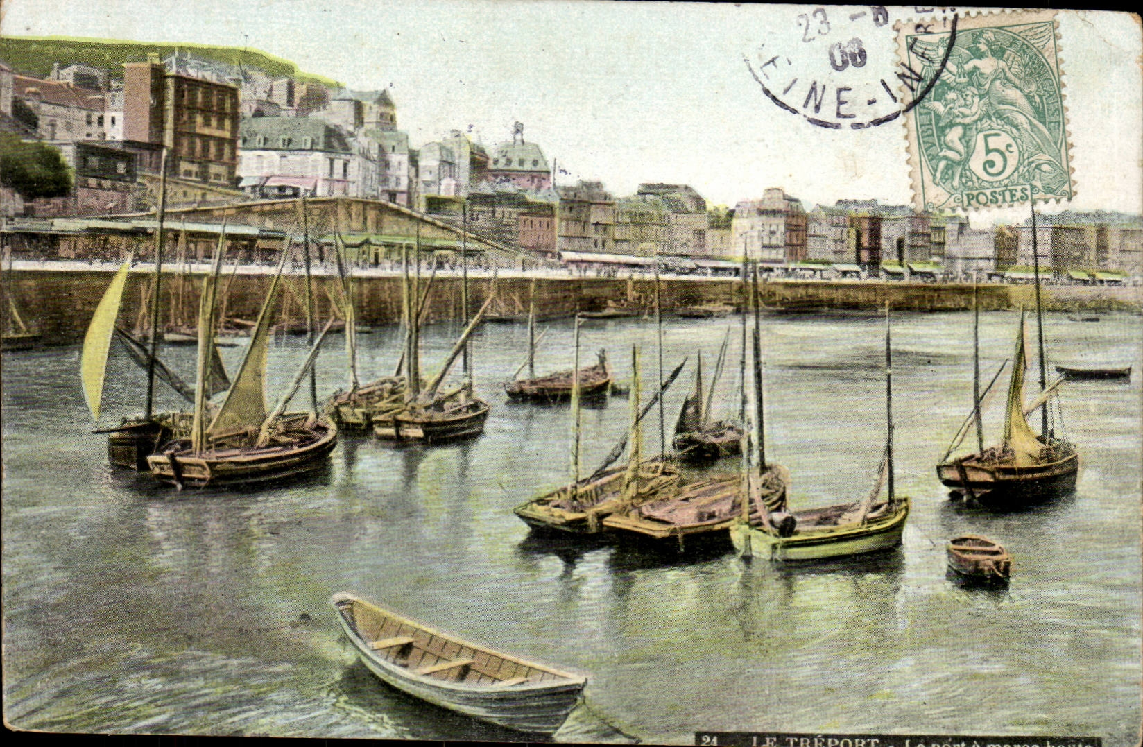 Treport - der Hafen - CPA