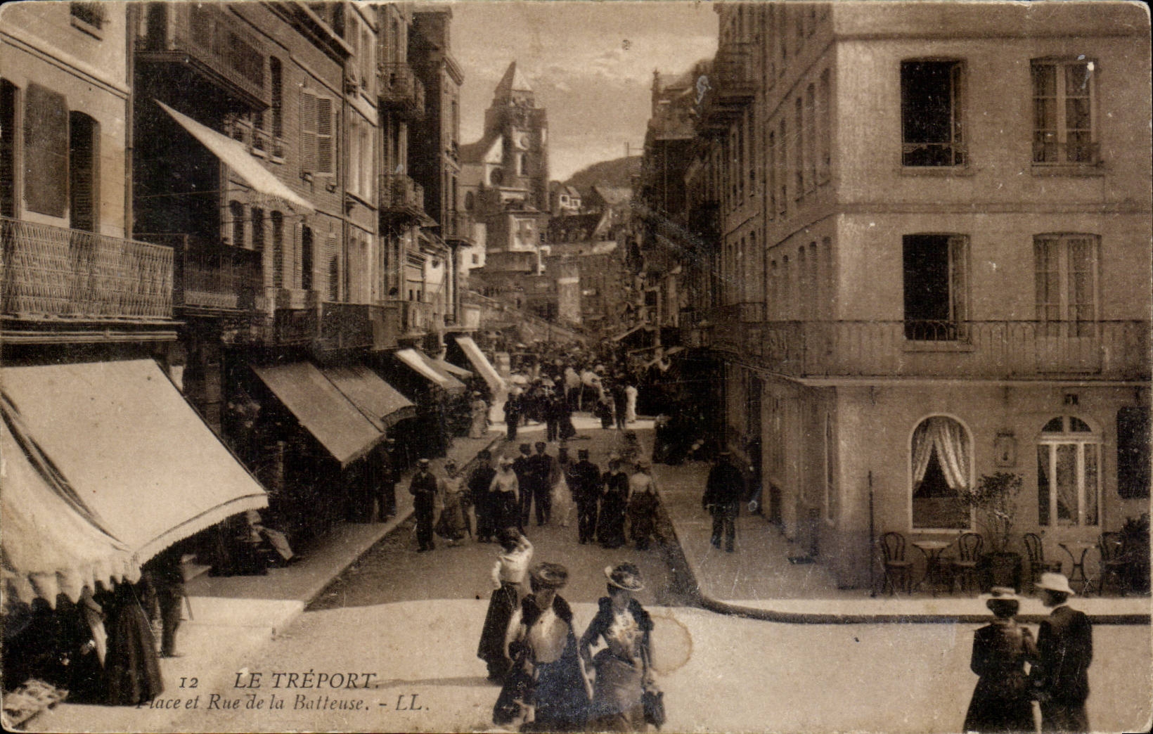 Rouen - Place and Street of Balleuse - CPA