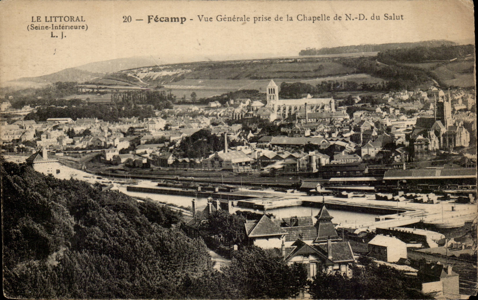 Fecamp - Ansicht genommene Wolbung unserer Dame von hallo - CPA