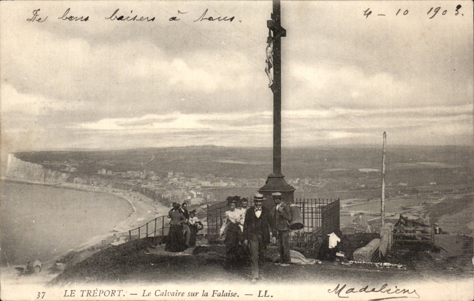 Le Havre - das Martyrium auf Klippe - CPA