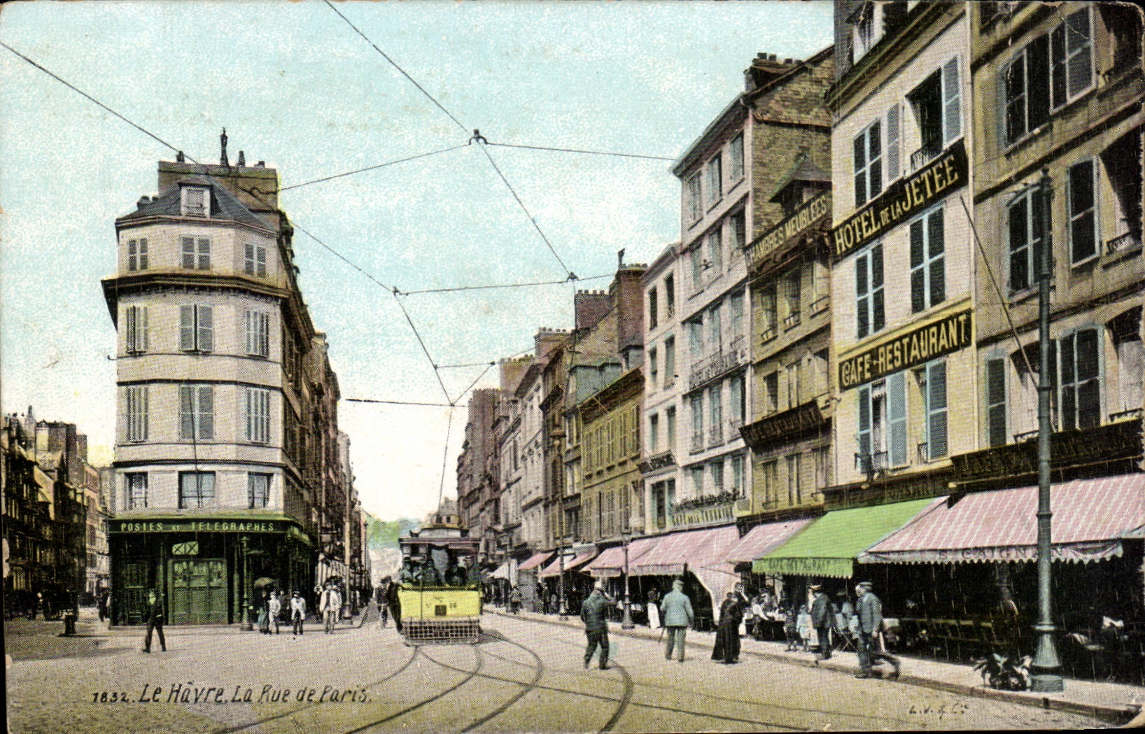 Le Havre - die Strasse von Paris - CPA