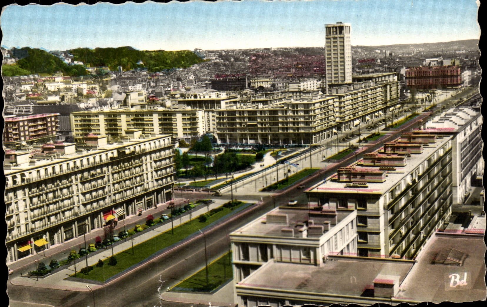 Le Havre - die Foch Allee - CPA