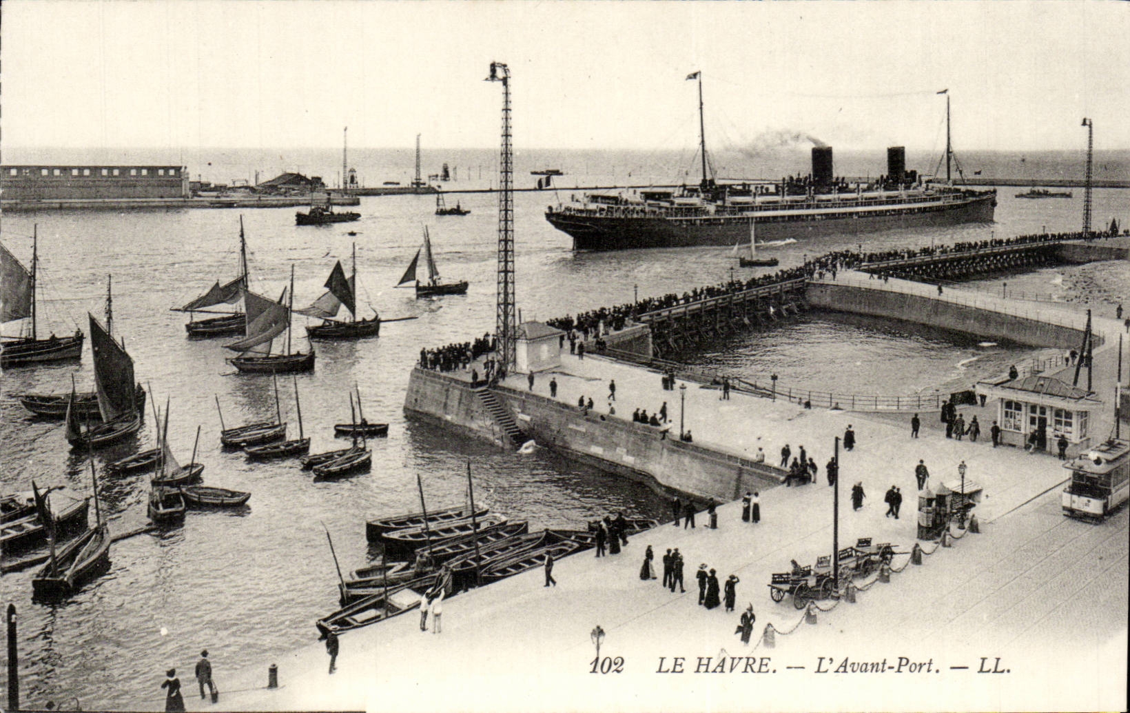 Le Havre - vor Hafen - CPA